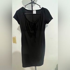 Black short dress lightweight
